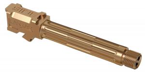 Lantac 9INE Glock 19 Fluted / Threaded Barrel, Bronze