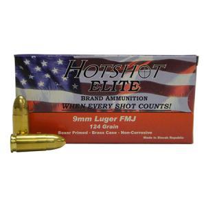 Century AM1905 Hotshot Elite 9mm Luger 124 gr Full Metal Jacket (FMJ) 50 Bx/ 20 Cs