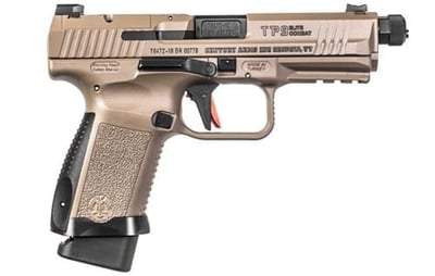 Canik TP9 Elite Combat 9mm pistol - 4.75 FDE w/optic