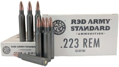Red Army Standard 223 Rem 55 gr Full Metal Jacket 20 Bx/ 50 Cs