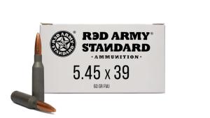 RUSSIAN 5.45X39 60GR FMJ LEAD CORE/ STEEL 20/BOX