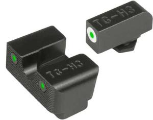 TruGlo Glock 20,21,25,28,29,30,31,32,37,40 Tritium Pro Handgun Sight Set