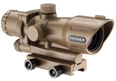 Barska 4x32 AR-15 / M-16 Electro Sight, IR, Red Dot Reticle, Tan AC12454
