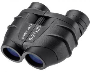 Barska 9-27x25 Compact Gladiator Zoom Binoculars, BK-7 Porro Prism, Fully Coated Lens, Black AB12542