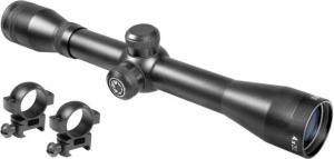 Barska 4x32 Huntmaster Riflescope, 30/30 Reticle, 1/4 MOA w/Rings, Black AC12581