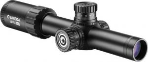 Barska 1-6x24mm Level HD FFP Rifle Scope, Black, Medium, AC13026