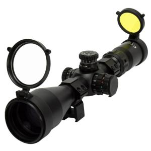 Barska 4-16x 50mm IR Tactical Scope, 30mm Tube, First Focal Plane, Illuminated Trace MOA Reticle, Matte Black, Medium, AC13348