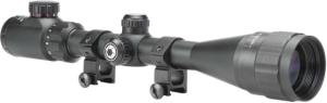 Barska IR Dot Varmint Rifle Scope, 4-16x40mm AO, 25.4 mm Tube, Green/Red Mil Dot Reticle, Matte, Black, Small, AC13568 790272006656