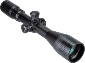 Barska IR Varmint Rifle Scope, 3-12x44mm, 30mm Tube, Trace MIL-DOT Reticle, Matte, Black, Small, AC13544