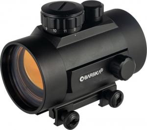 Barska 1x50mm 5 MOA Illuminated Reticle Red Dot Scope, Black, Weaver Base - AC10332