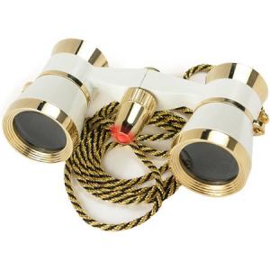 Barska Optics AB11280 Blueline Binoculars 3x25mm Opera Glasses, Pearl White