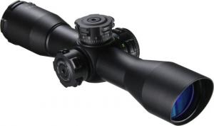 Barska 4x32, 1in. tube, mil dot IR reticle, with 1in. weaver rings, Black Riflescope AC11876