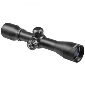 Barska 4x32 Compact Contour Riflescope, Black Matte, Crossbow Ret., 4-6 inch-plus Eye Reli 193841