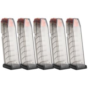 Strike Industries Glock 19 Gen 3,4,5 Magazines 9mm Luger Polymer Translucent