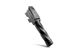 Strike Industries Pistol Barrel, Glock 43, 9mm, 416R Stainless Steel, 3.4in, 1-10, Black, One Size, SI-G-BARREL-43 SIGBARREL43