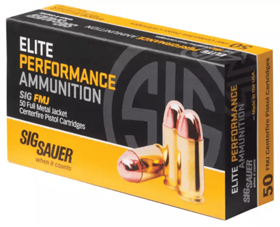 357 SIG Sig Sauer 125 Elite Ball, FMJ E357B1-50