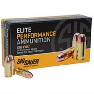 SIG Sauer Elite Performance, 10mm, FMJ, 180 Grain, 50 Rounds E10MB1-50