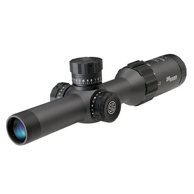 Sig Tango6 Rifle Scope 1-6x 24mm Obj 33mm Tube Graphite/Black Illuminated MOA Crosshair Reticle