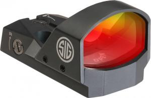 Sig Sauer Romeo1 1x30 Mini Reflex Sight w/M1913 Rail Interface, Black, SOR11001