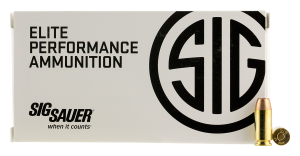 SIG Sauer Elite Performance .40 S&W 165 Grain V-Crown JHP Handgun Ammo 798681537693