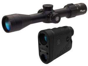 Sig Sauer BDX Combo Kit w/ Kilo1800BDX Laser Rangefinder and Sierra3BDX 4.5-14x44mm Riflescope, Black, NSN N
