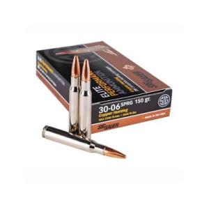 SIG Sauer SIG Hunting Rifle Ammunition .30-06 Springfield 150 grain Hunting Tipped Brass Cased Centerfire Rifle Ammo 20 Rounds E3006H1-20 798681598977