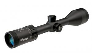 Sig Sauer Whiskey 3 Scope, 3-9X50mm, 1 in, SFP, Quadplex Reticle, 0.25 MOA Adjustable, Black