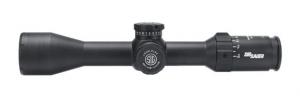 Sig Sauer Whiskey5 3-15x44mm 30mm SFP, MRAD MILLING HUNTER Illuminated Reticle, LEVELPLEX, 0.1 MRAD ADJ, Black