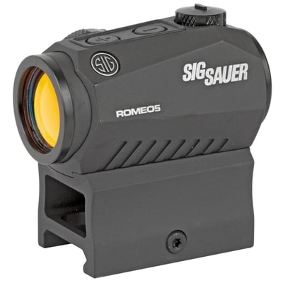 Sig ROMEO5 Compact Red Dot Sight 1x20mm 2 MOA Dot 1/2 MOA Adjustment Black