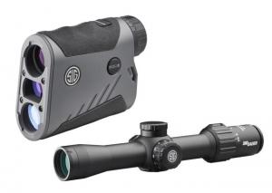 Sig Sauer BDX Combo Kit KILO1600BDX 6x22mm LRF and SIERRA3BDX 2.5-8X32mm Riflescope, Graphite/Black