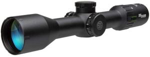 SIG SAUER Whiskey 6 3-18x44mm 30mm Tube Second Focal Plane Rifle Scope, Black, Quadplex, Locking 0.25 MOA, SOW63114