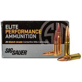 SIG Sauer Elite Performance .300 AAC Blackout 194 gr BTHP 20rds Rifle Subsonic Ammo for Subsonic Precision - T300BLK194ME20