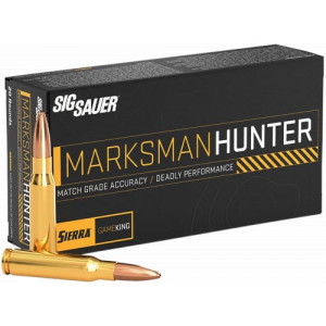 Marksman Hunter 308 Winchester Ammo 165 Grain Sierra GameKing Jacketed Hollow Point Box of 20