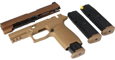Sig Sauer P320 Cal-X 320-M17 9mm Full Coyote (3)10rd Mags X-Change Kit