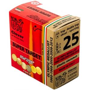 Clever CMST12L85 Mirage T1 Super Target 12 GA 2 3/4dr. 2.75' 1-1/8oz. #8.5 250rd CASE