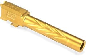 Ed Brown Products &W M&P / M&P 2.0 9mm Button-Rifled Match Barrel, Titanium Nitride, Gold, 4.25 in, MP-BR-GOLD 800732300504