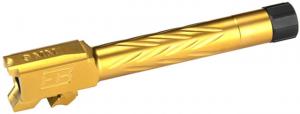 Ed Brown Products SR Threaded Barrel for M&P, 9 mm, Titanium Nitride, Gold, 4.25 in, MP-BR-SR-GOLD 800732300603
