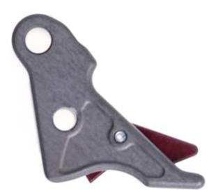 Overwatch Precision TAC CZ P10 Pistol Trigger Kit, Gun Metal Gray / Red
