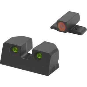Meprolight Sig P 225,P 226,P 228,P 239,P 320 HVS Fixed Self Illuminated Orange Front and Rear Night Sight