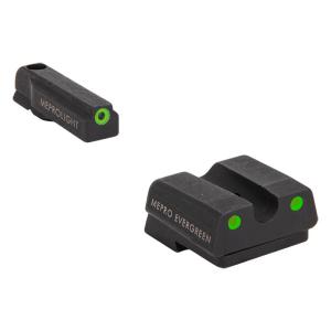 Meprolight CZ P10 Evergreen  Green Ring/Green Pistol Sight Set