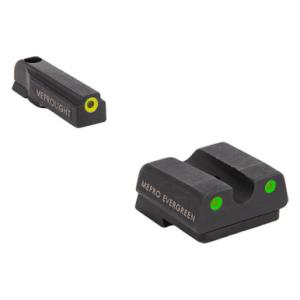 Meprolight  CZ P10 Evergreen Yellow Ring/Green Pistol Sight Set