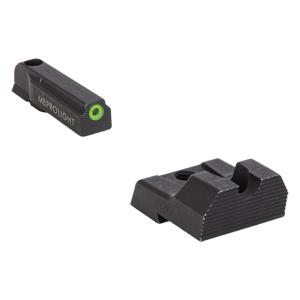 Meprolight CZ P10 Evergreen Green Ring/Blank Pistol Sight Set