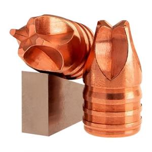 Lehigh Defense Xtreme Defense Bullets 45 Caliber (452 Diameter) 220 Grain Solid Copper Fluid Transfer Monolithic Lead-Free Box of 50 09452220SP