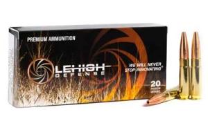 Lehigh Defense Maximum Expansion .300 AAC Blackout 194 gr BTHP 20rds Rifle Subsonic Ammo for Subsonic Accuracy - LA300BLK-194-ME