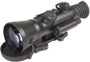 AGM Global Vision Wolverine-4 NW1 4x Night Vision Riflescope, Gen 2+, White Phosphor Level 1, Black
