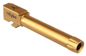 TRYBE Defense Glock 23 / 32 Threaded Barrel, 9mm Gold TIN TPBCONVG2332TIN