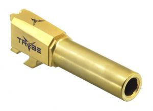 TRYBE Defense S&W M&P Shield Match Grade Non Threaded Barrel, Gold TIN