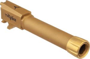 TRYBE Defense Sig Sauer P365 Match Grade Threaded Pistol Barrel, Gold TIN