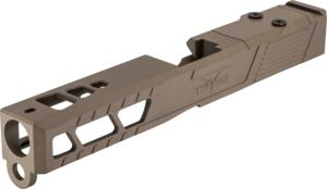 TRYBE Defense Glock 17 Gen 3 Venom Cut Slide Version 2, FDE