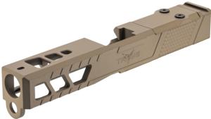 TRYBE Defense Glock 19 Gen 3 Slide, DeltaPoint Pro Cut, Version 2, FDE